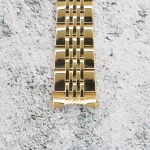 Верижка за часовник ML16-6020G, Стоманена, Златиста, 16мм