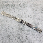 Верижка за часовник ML16-6020W, Стоманена, Сребриста, 16мм