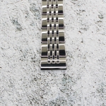 Верижка за часовник ML16-6020W, Стоманена, Сребриста, 16мм