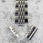 Верижка за часовник ML16-6020W, Стоманена, Сребриста, 16мм