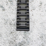 Верижка за часовник ML18-6018B, Стоманена, Черна, 18мм