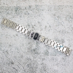 Верижка за часовник ML18-6018BCG, Стоманена, Биколор, 18мм