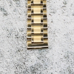 Верижка за часовник ML18-6018G, Стоманена, Златиста, 18мм