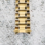 Верижка за часовник ML18-6018G, Стоманена, Златиста, 18мм