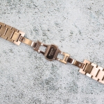 Верижка за часовник ML18-6018RG, Стоманена, Розово злато, 18мм