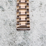 Верижка за часовник ML18-6018RG, Стоманена, Розово злато, 18мм