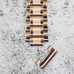 Верижка за часовник ML18-6018RG, Стоманена, Розово злато, 18мм