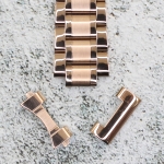 Верижка за часовник ML18-6018RG, Стоманена, Розово злато, 18мм