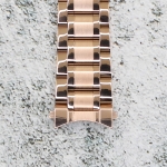 Верижка за часовник ML18-6018RG, Стоманена, Розово злато, 18мм