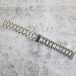 Верижка за часовник ML18-6018W, Стоманена, Сребриста, 18мм