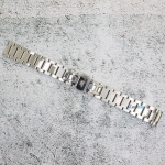 Верижка за часовник ML18-6018W, Стоманена, Сребриста, 18мм