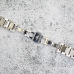 Верижка за часовник ML18-6018W, Стоманена, Сребриста, 18мм