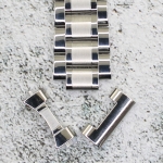 Верижка за часовник ML18-6018W, Стоманена, Сребриста, 18мм