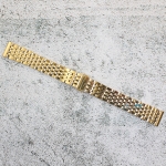 Верижка за часовник ML18-6020G, Стоманена, Златиста, 18мм