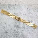 Верижка за часовник ML18-6020G, Стоманена, Златиста, 18мм