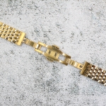 Верижка за часовник ML18-6020G, Стоманена, Златиста, 18мм