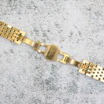 Верижка за часовник ML18-6020G, Стоманена, Златиста, 18мм