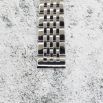 Верижка за часовник ML18-6020W, Стоманена, Сребриста, 18мм