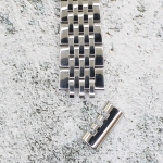 Верижка за часовник ML18-6020W, Стоманена, Сребриста, 18мм