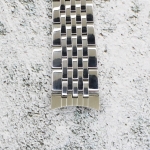 Верижка за часовник ML18-6020W, Стоманена, Сребриста, 18мм