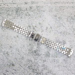 Верижка за часовник ML18-6023BCG, Стоманена, Биколор, 18мм