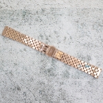 Верижка за часовник ML18-6023RG, Стоманена, Розово злато, 18мм