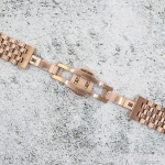 Верижка за часовник ML18-6023RG, Стоманена, Розово злато, 18мм