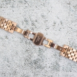 Верижка за часовник ML18-6023RG, Стоманена, Розово злато, 18мм