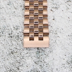 Верижка за часовник ML18-6023RG, Стоманена, Розово злато, 18мм