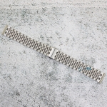 Верижка за часовник ML18-6023W, Стоманена, Сребриста, 18мм