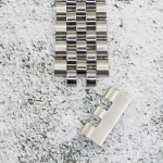 Верижка за часовник ML18-6023W, Стоманена, Сребриста, 18мм