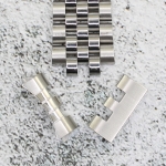 Верижка за часовник ML18-6023W, Стоманена, Сребриста, 18мм