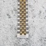 Верижка за часовник ML19-6023BC, Стоманена, Биколор, 19мм