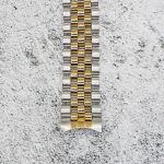 Верижка за часовник ML19-6023BC, Стоманена, Биколор, 19мм