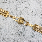 Верижка за часовник ML19-6023G, Стоманена, Златиста, 19мм