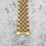 Верижка за часовник ML19-6023G, Стоманена, Златиста, 19мм