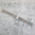 Верижка за часовник ML19-6023W, Стоманена, Сребриста, 19мм