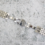 Верижка за часовник ML19-6023W, Стоманена, Сребриста, 19мм