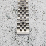 Верижка за часовник ML19-6023W, Стоманена, Сребриста, 19мм