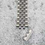 Верижка за часовник ML19-6023W, Стоманена, Сребриста, 19мм