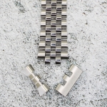 Верижка за часовник ML19-6023W, Стоманена, Сребриста, 19мм