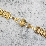 Верижка за часовник ML20-6018G, Стоманена, Златиста, 20мм