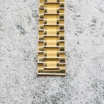 Верижка за часовник ML20-6018G, Стоманена, Златиста, 20мм