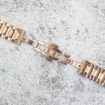 Верижка за часовник ML20-6018RG, Стоманена, Розово злато, 20мм