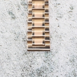 Верижка за часовник ML20-6018RG, Стоманена, Розово злато, 20мм