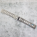 Верижка за часовник ML20-6018W, Стоманена, Сребриста, 20мм