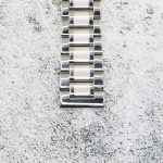 Верижка за часовник ML20-6018W, Стоманена, Сребриста, 20мм