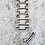 Верижка за часовник ML20-6018W, Стоманена, Сребриста, 20мм