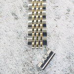 Верижка за часовник ML20-6020BCG, Стоманена, Биколор, 20мм