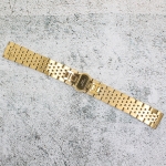 Верижка за часовник ML20-6020G, Стоманена, Златиста, 20мм